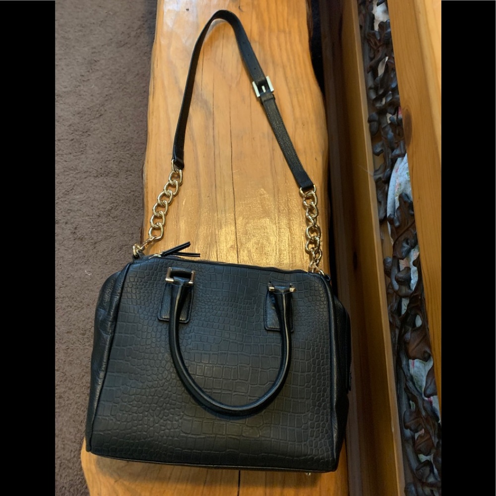 Marc Fisher KYRA black leather bag